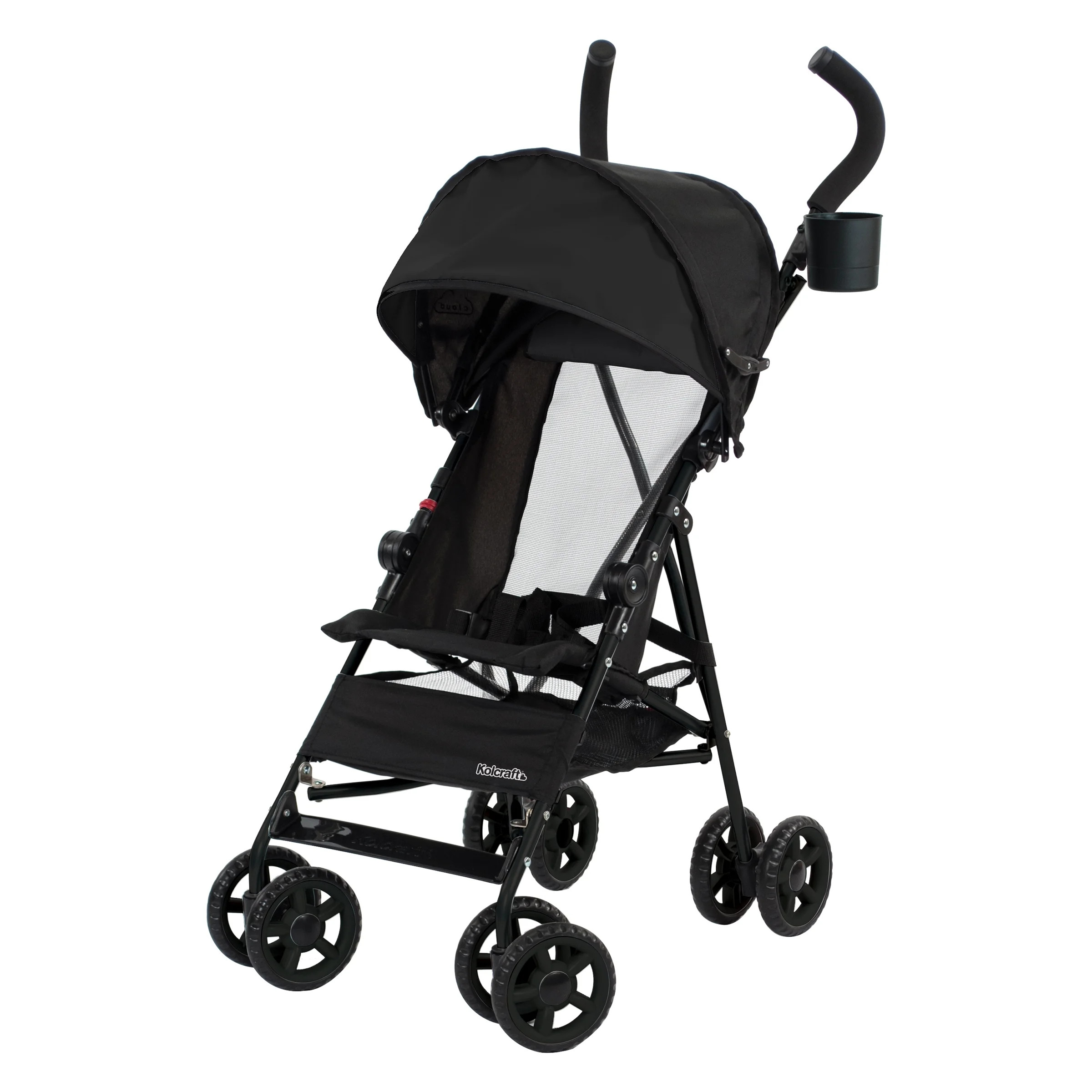 Kolcraft Cloud Umbrella Stroller, Black | Walmart (US)