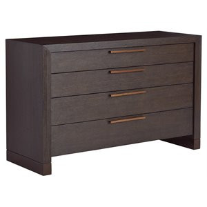 Barclay Butera Bridgewater 54" Oak Wood Single Dresser in Brown | Cymax