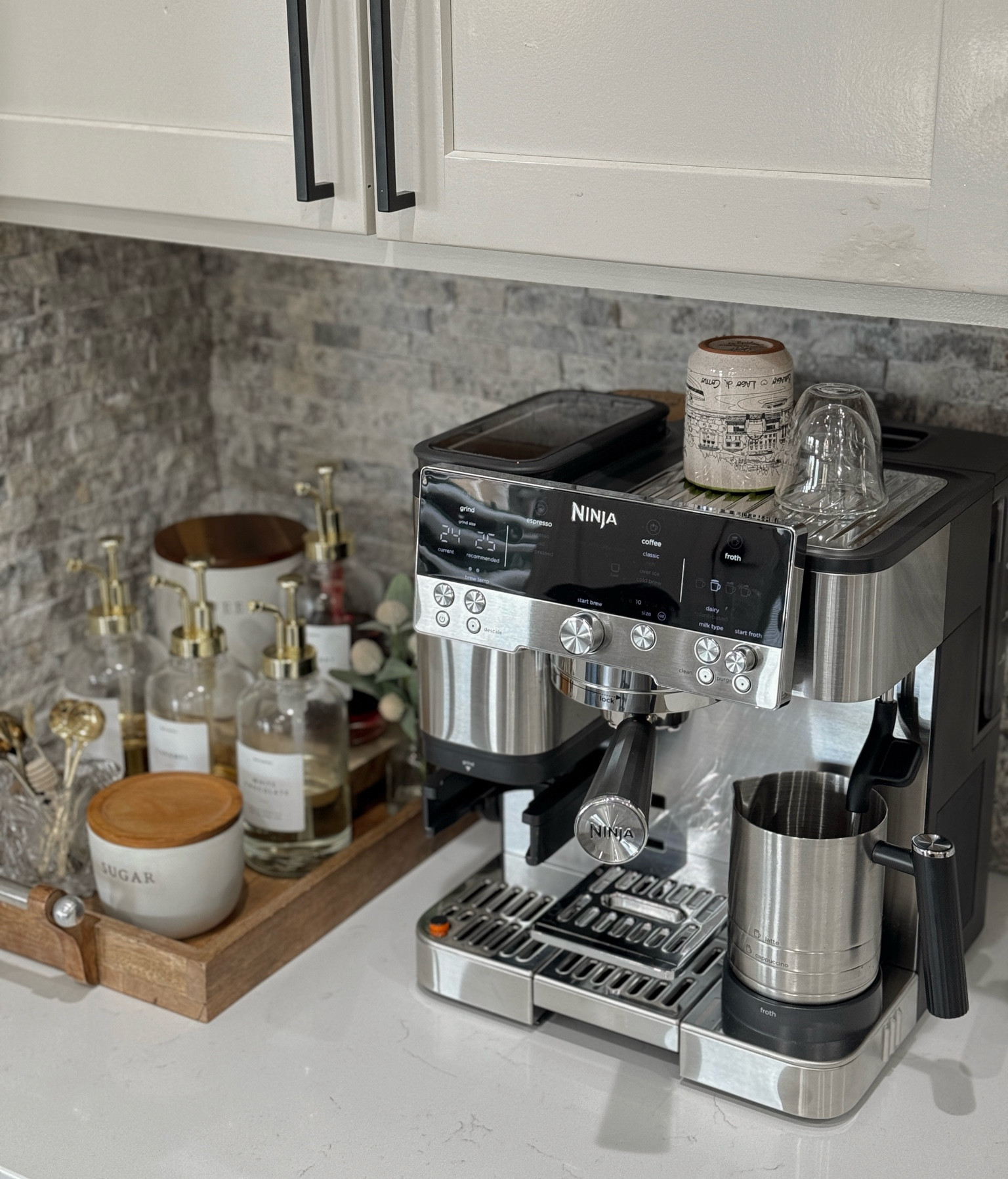 Coffee GAME CHANGER!! We just got the Ninja Luxe Café and it’s some of the best at home coffee I’ve had in years. So much better than our Nespresso and is super easy to use! It really breaks it down and comes with a few recipes too! 5 🌟!! 

#LTKGiftGuide #LTKHome