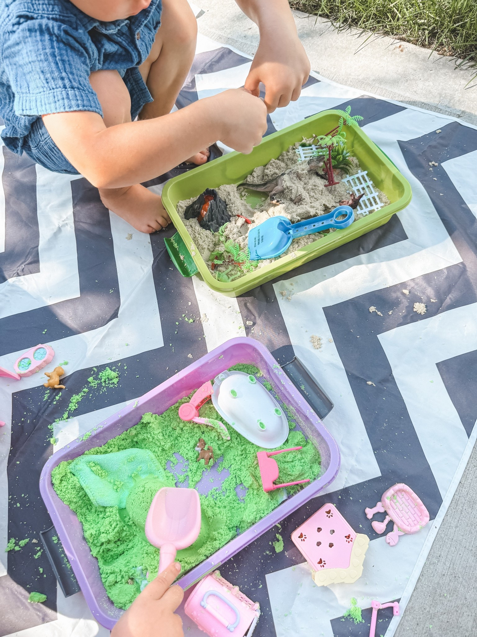 Our sensory sand bins are on sale for prime day 💛 
These are perfect and keep them entertained for quite awhile! 

#LTKKids #LTKSaleAlert