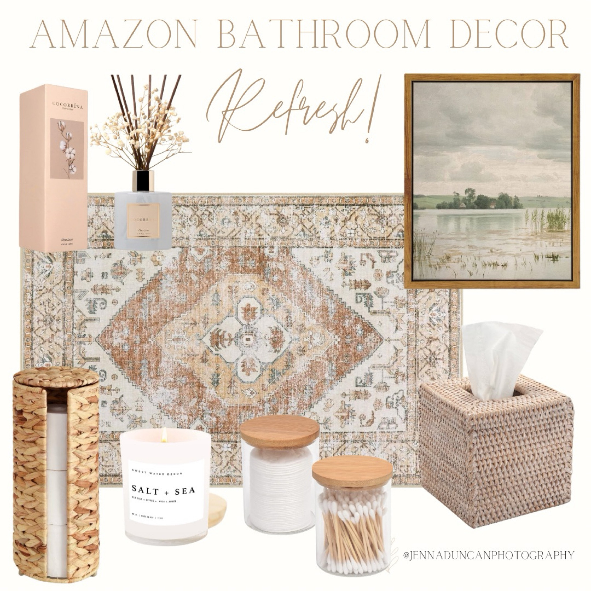 Bathroom Refresh!! I’m so impressed with these gorgeous options from Amazon! Such a fresh, cozy & inviting aesthetic. 

#LTKfamily #LTKstyletip #LTKhome