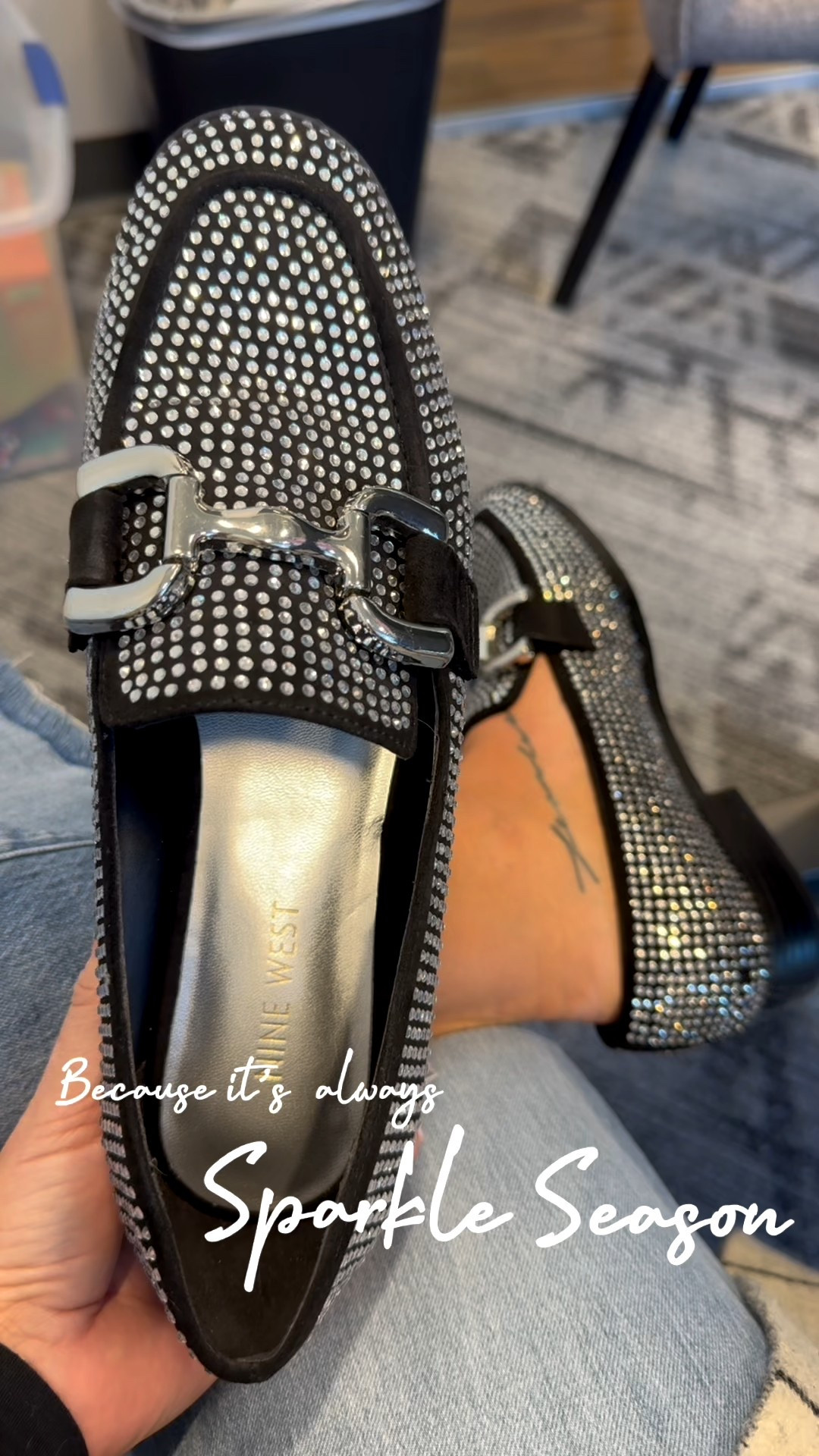 Because it’s always sparkle season ✨
These sparkly loafers are perfect for the office, workdays, lunch dates, shopping, and holiday or Christmas parties. Easy to dress up or down, comfortable enough for all day, and such a fun statement shoe for any outfit. Linked multiple option for getting your sparkle on!

#WorkShoes #OfficeStyle #SparklyShoes #Loafers #HolidayOutfits #ChristmasPartyStyle #EverydayStyle #LTKFinds



#LTKHoliday #LTKootd #LTKgrwm