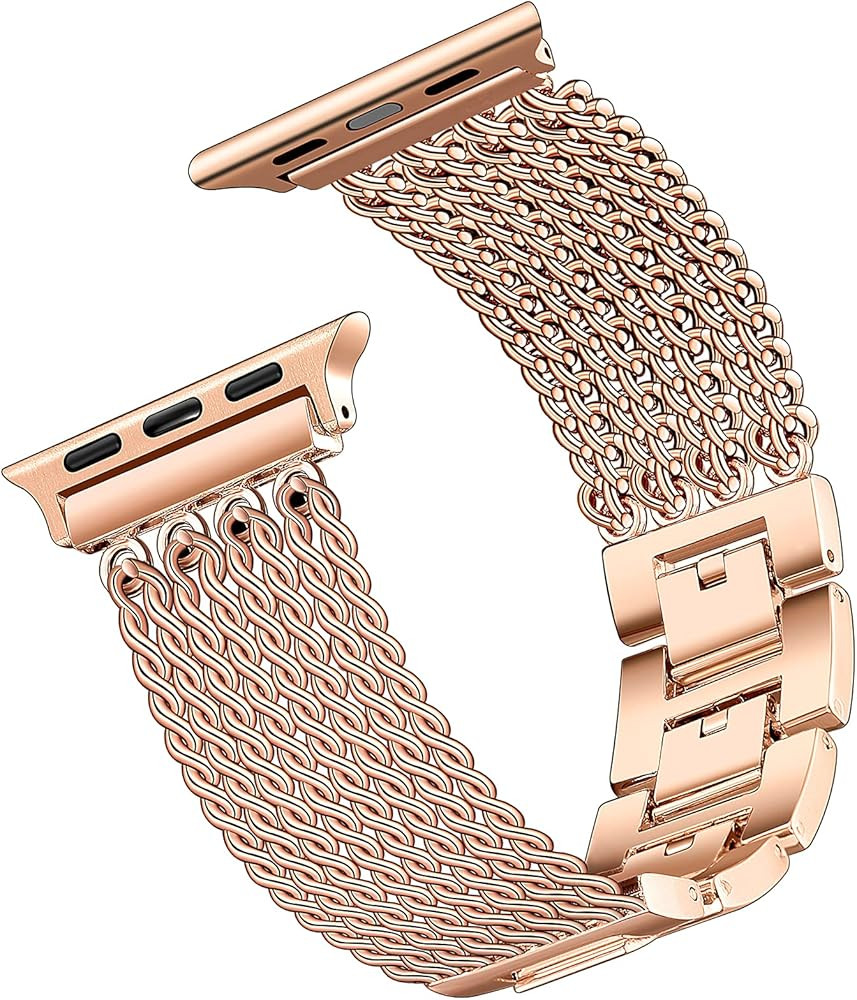 Rose Gold Apple Watch Chain Band | Amazon (CA)