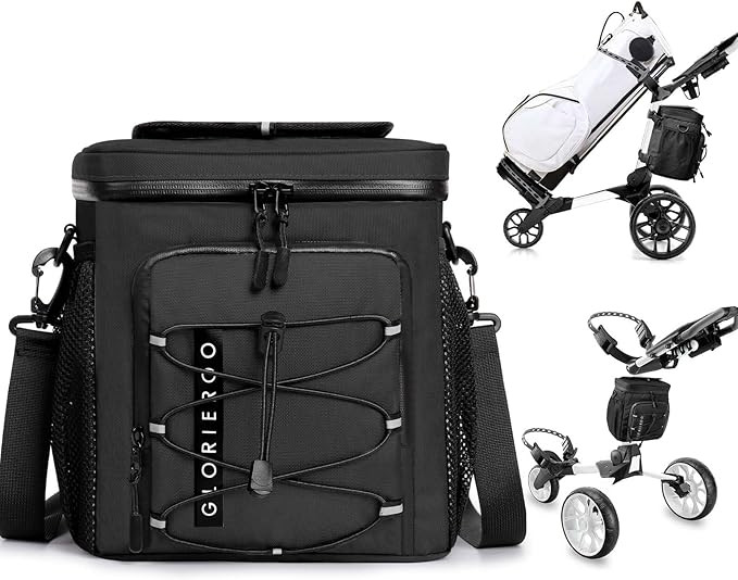 Golf Cart Cooler Bag Insulated - 12-Can Leakproof Soft Cooler Bag with Hook-and-Loop Lid, Waterpr... | Amazon (US)