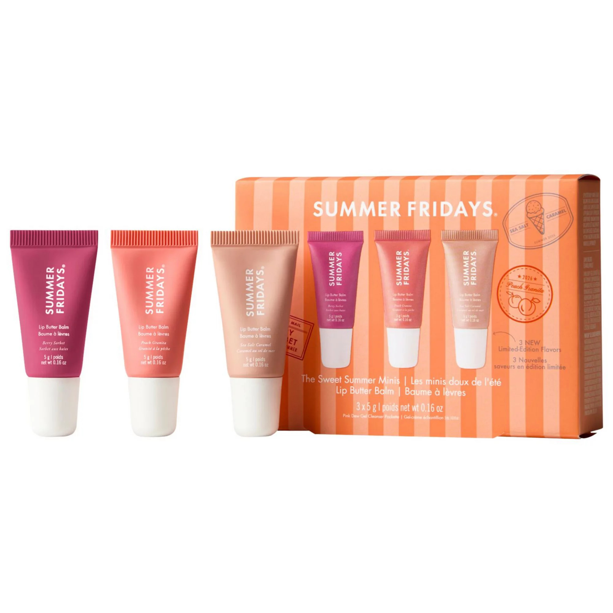 Summer Fridays The Sweet Summer Minis Lip Butter Balm Trio Set | Kohl's