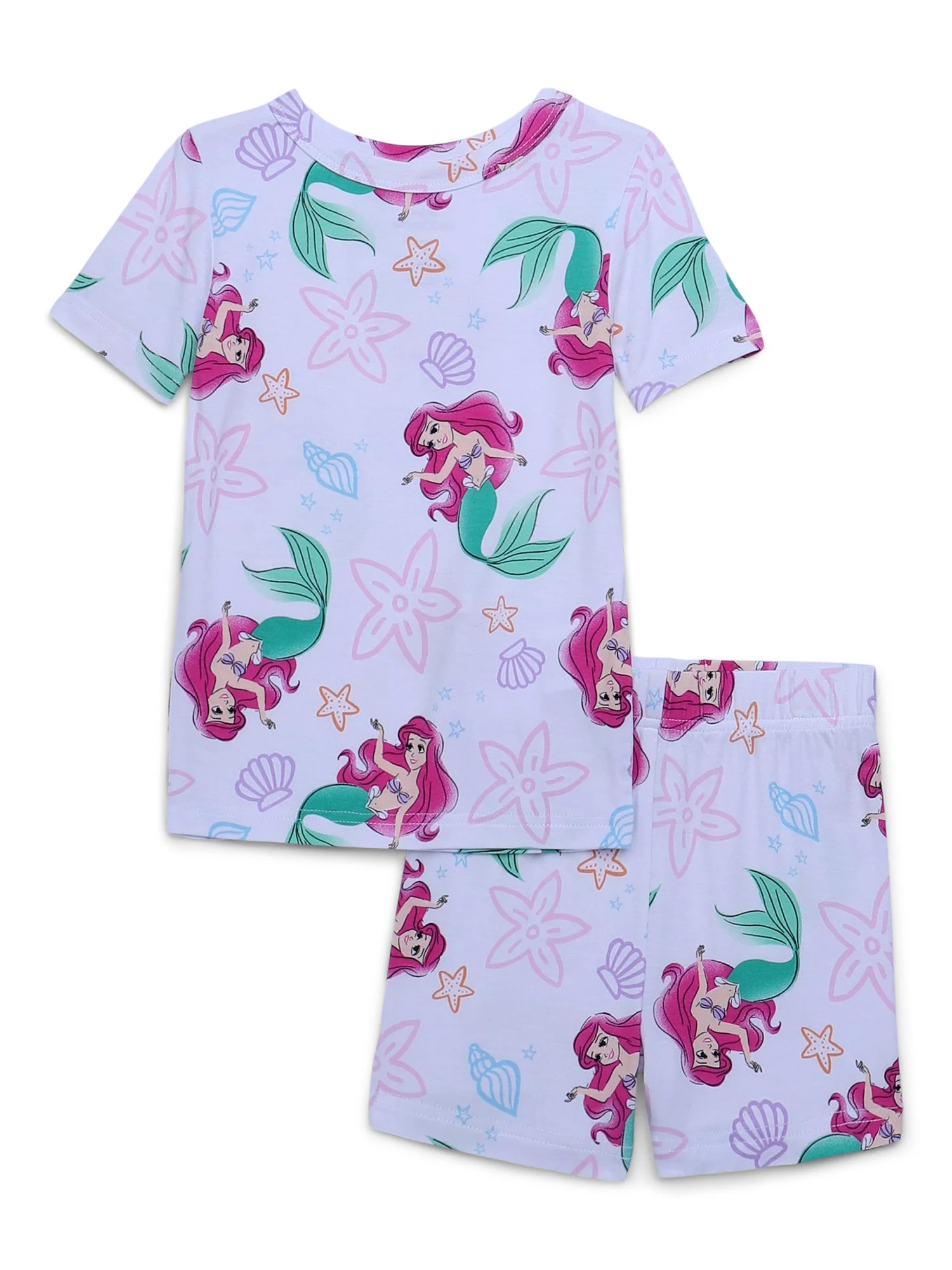 Character Toddler Tee and Shorts Viscose Pajama Set, 2-Piece, Sizes 12M-5T - Walmart.com | Walmart (US)