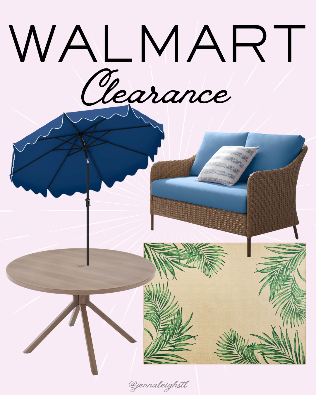 Walmart clearance on outdoor furniture! The perfect time to refresh your patio or backyard with pieces you’ll use all summer. 

 #LTKSeasonal #LTKHome #LTKSaleAlert