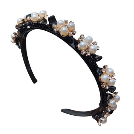 SHIYAO Double Layer Band Clip Hairband Plastic Braided Headband Hair Accessories for Women and Girls | Walmart (US)