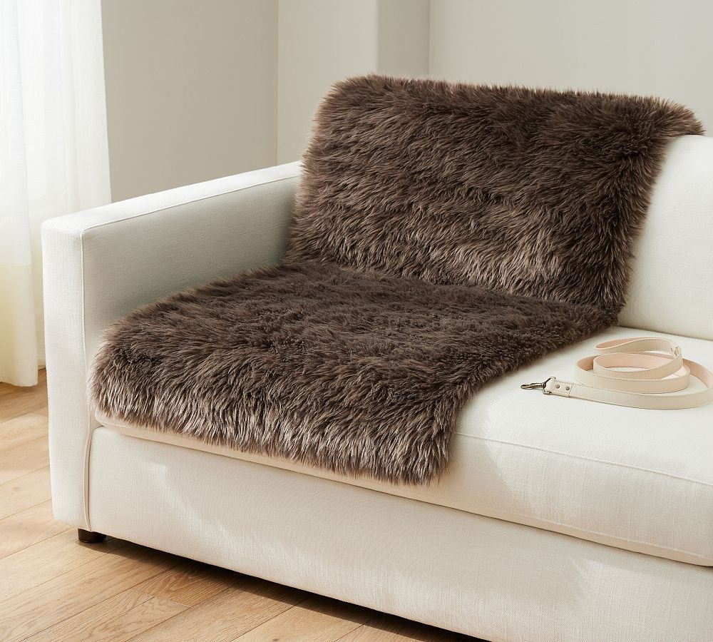 Luxe Faux Fur Pet Throw Blanket | Pottery Barn (US)