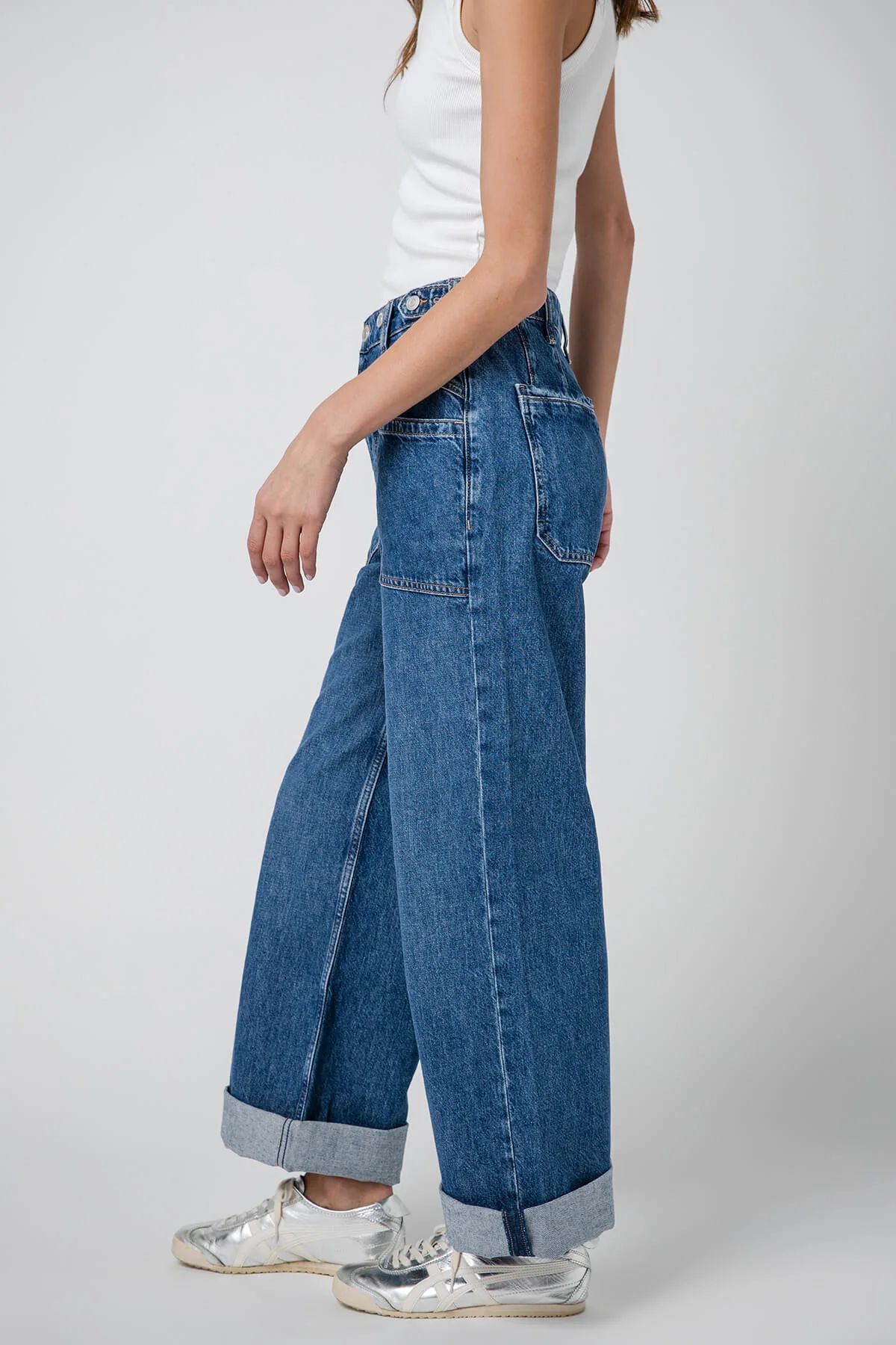 Free People Palmer Cuffed Jean | Social Threads