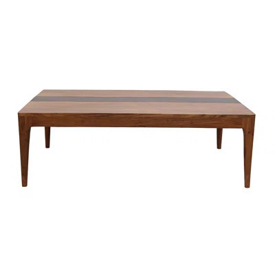 Elegant Acacia Wood Dining Table with Live-Edge Detail, Perfect for Sophisticated and Rustic Interiors | Wayfair North America