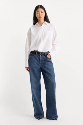 Women's Vintage Low Slung Baggy Jeans | Trace, Size 10 | Good American by Khlo� Kardashian | Good American