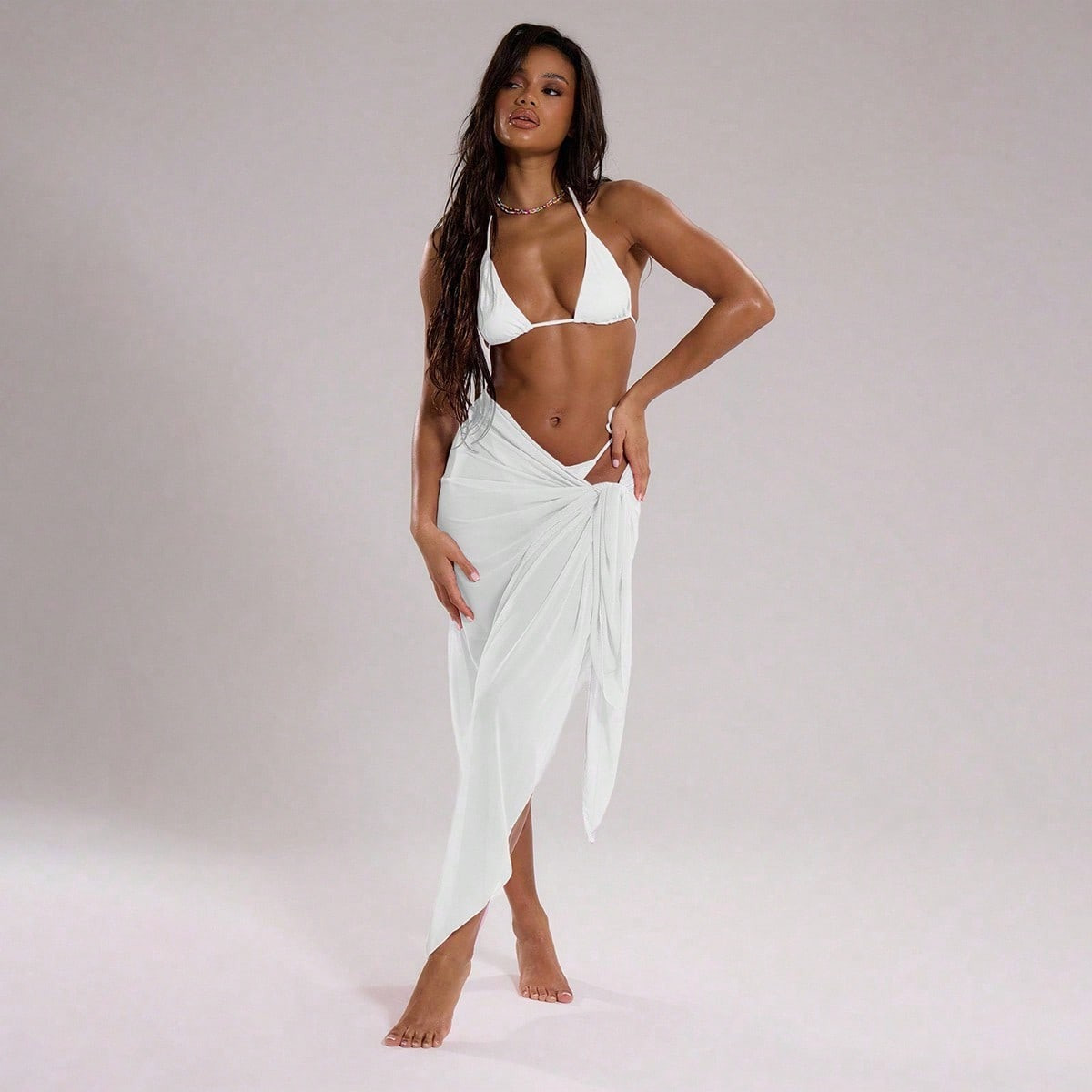 White sarong  | SHEIN