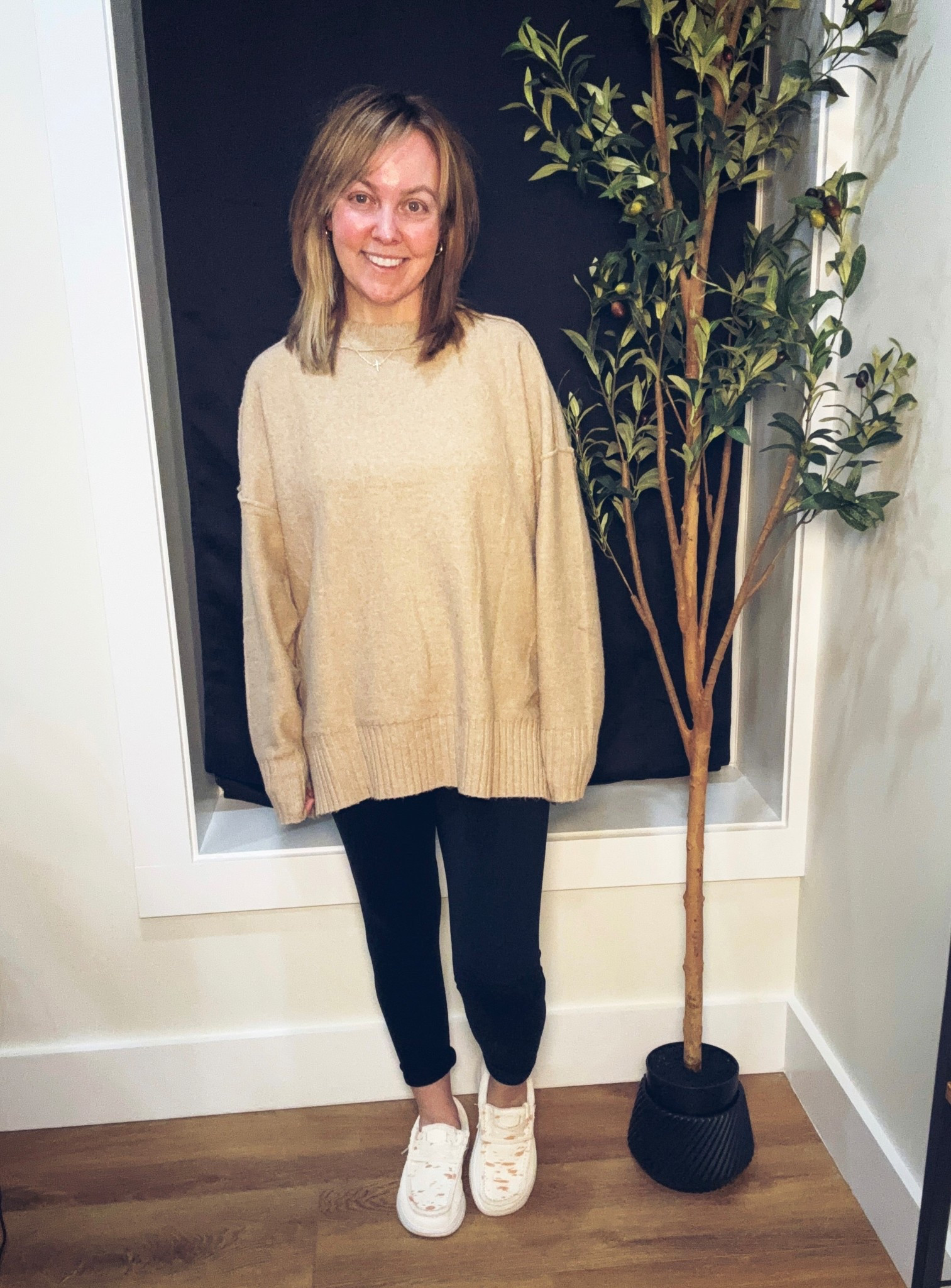 Comfy & neutral kind of day 🤎
Oversized sweater + black leggings = my forever fall uniform 🍂 #OOTD #LTKFallFashion

#LTKmomlife #LTKGiftGuide #LTKStyleTip