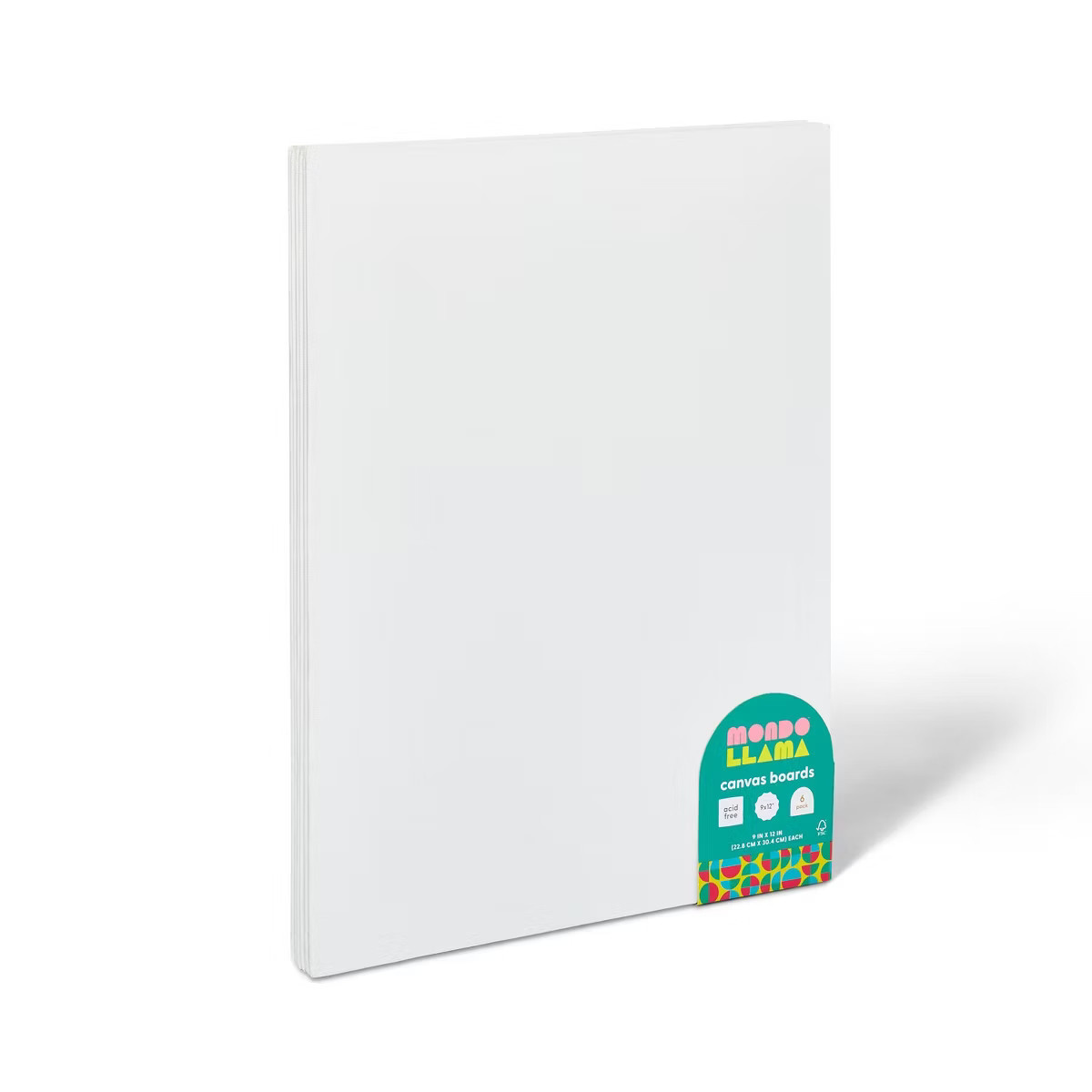6pk 9"x12" Canvas Boards - Mondo Llama™ | Target