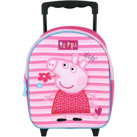 Textiel Trade Nickelodeon Kids' Peppa Pig Rolling Backpack Luggage | Walmart (US)