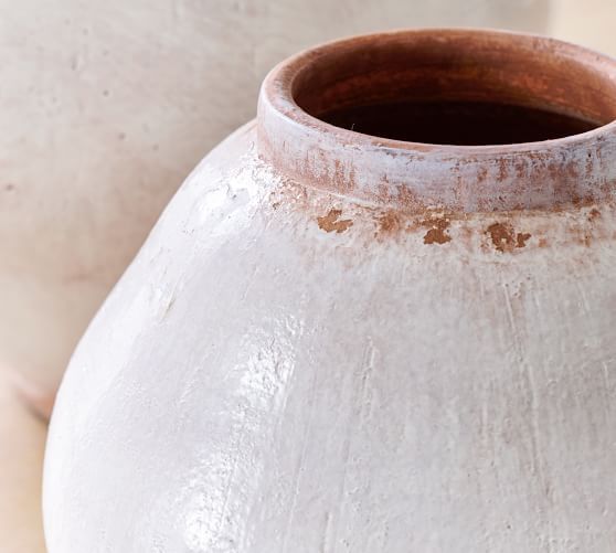 Handcrafted Glazed Terracotta Vases | Pottery Barn (US)