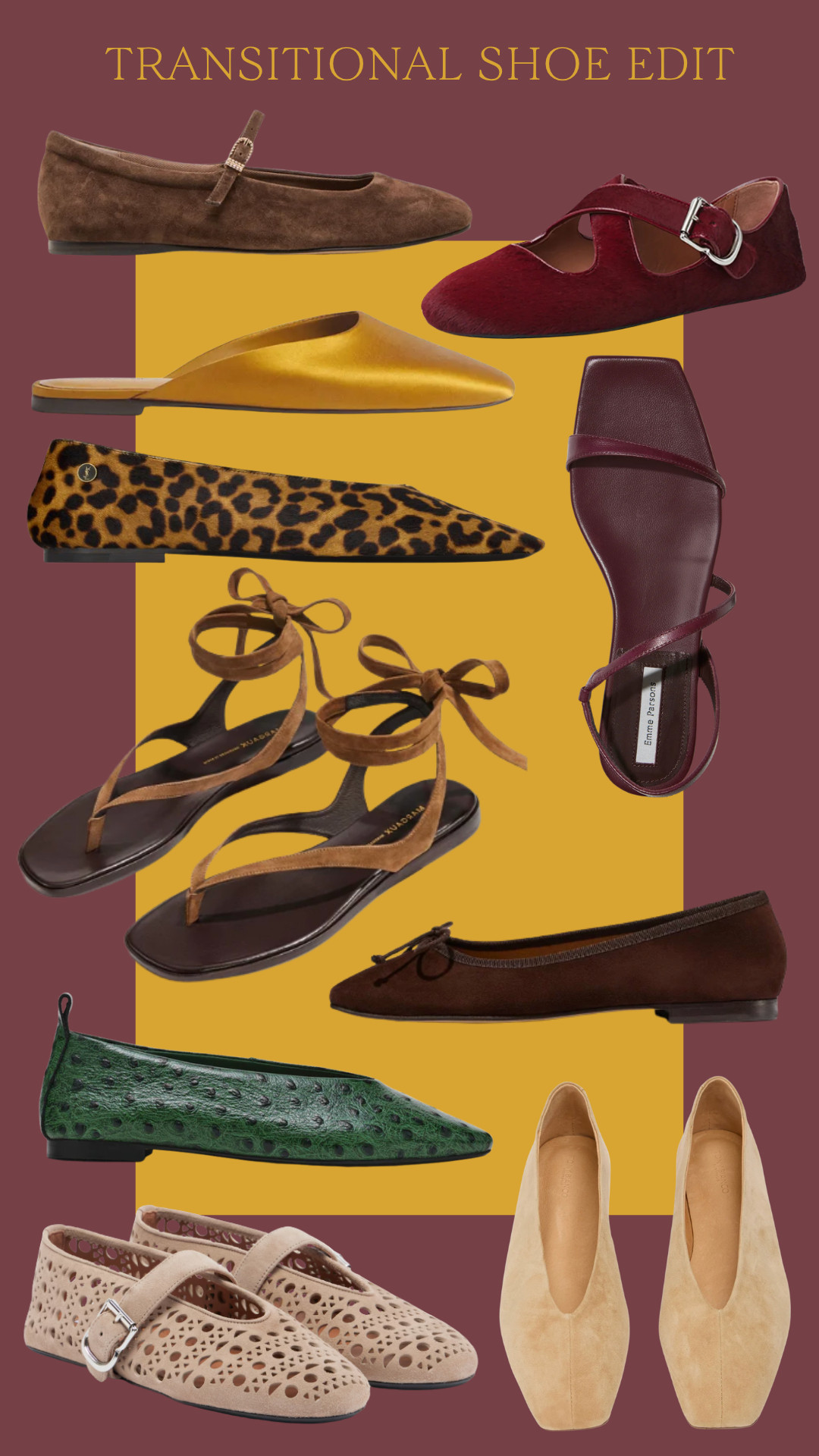 Shoes for now! 🍂 I'm styling flats and fall-forward sandals while it's still warm out and I want to look like it's autumn. Suede, leather, and rich colors will add depth to your transitional looks!

fall shoes, fall flats, suede ballet flat, suede flat, leather flat, fall sandals, transitional shoes, summer to fall shoes 

 #LTKgrwm #LTKootd #LTKSeasonal