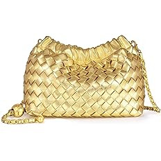 Joryin Woven Women's Crossbody Bag & Evening Purse, Trendy Dumpling Clutch & Hobo Cloud Shoulder ... | Amazon (US)