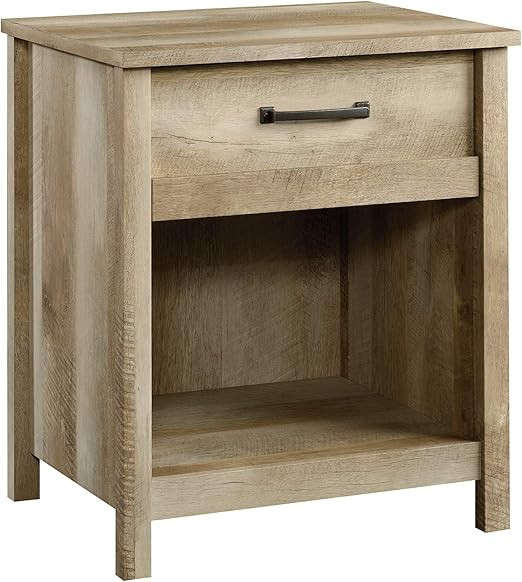 Sauder Cannery Bridge Night Stand, Bedside Table, Bedroom Side Table End Table, in Lintel Oak | Amazon (US)
