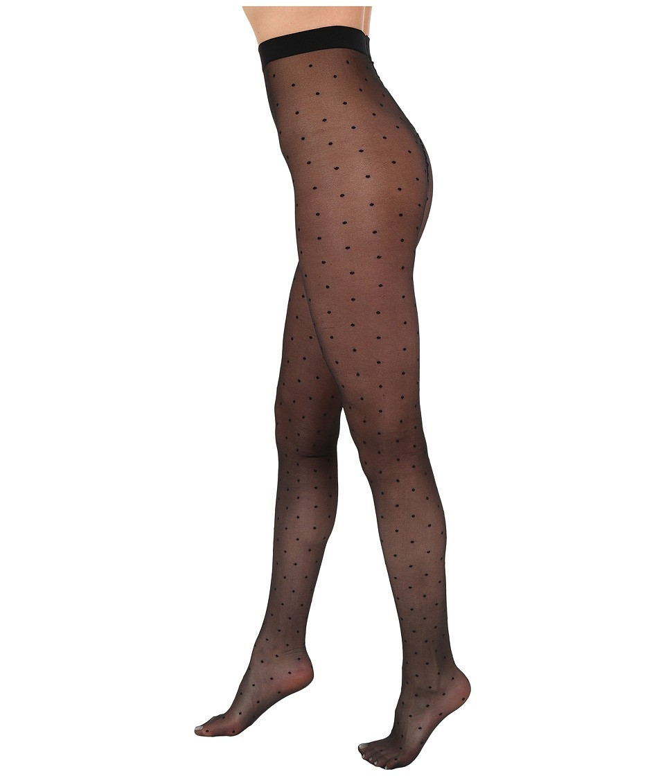 Falke - Dots Tights (Black) Hose | Zappos