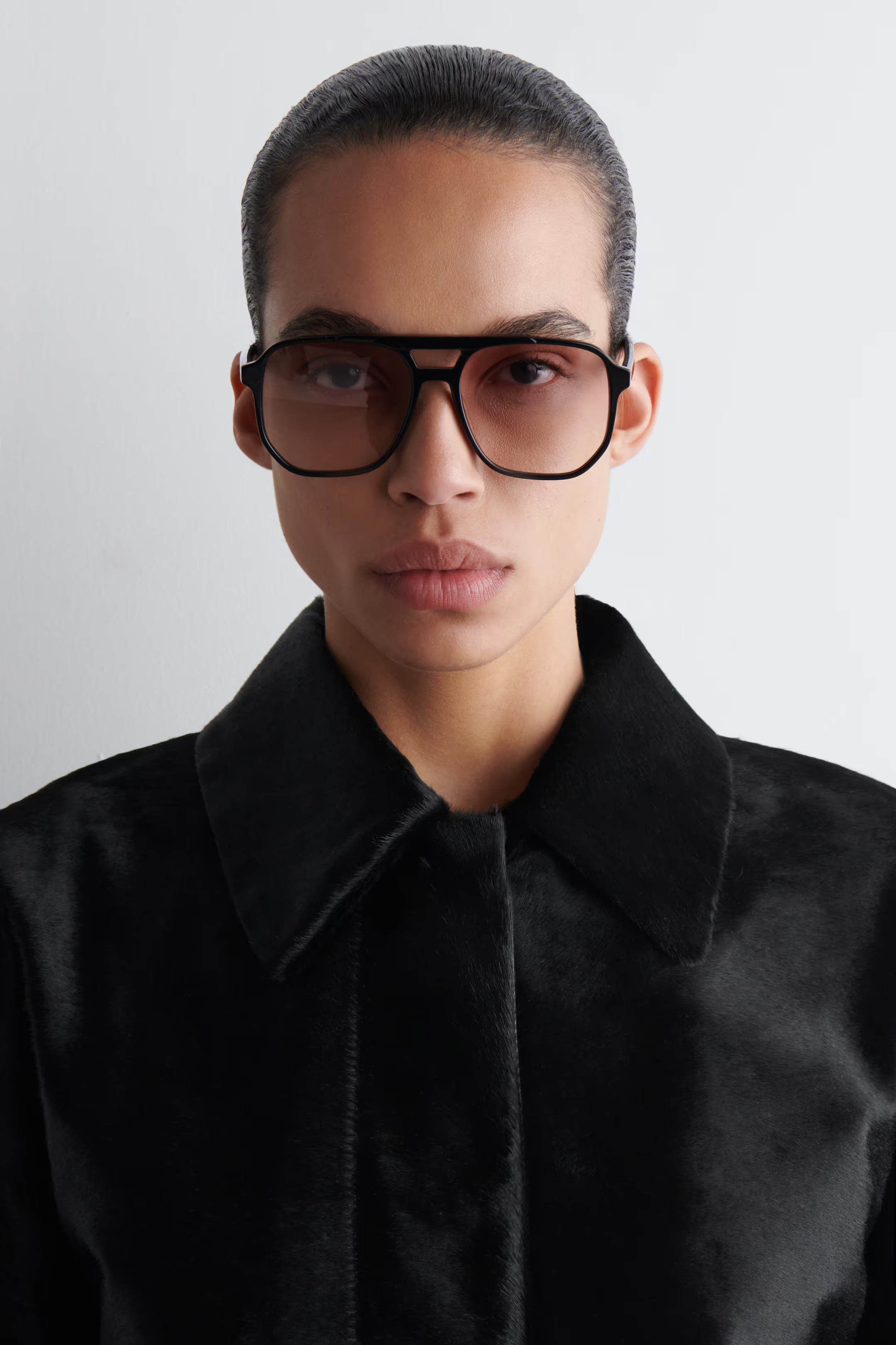 OVERSIZED SQUARE-FRAME AVIATOR SUNGLASSES | H&M (UK, MY, IN, SG, PH, TW, HK)