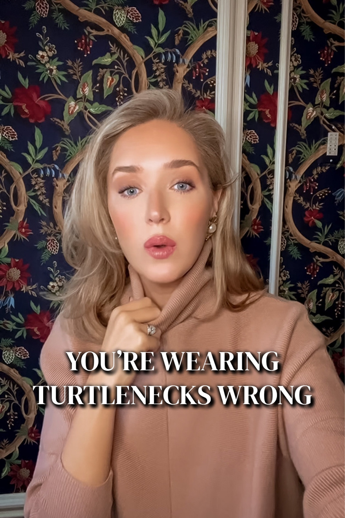 Another day, another life-saving turtleneck tip. 💫