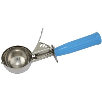 Winco Ice Cream Disher, Stainless Steel, Plastic Handle, Blue, Size 16 - Pack of 1 | Target