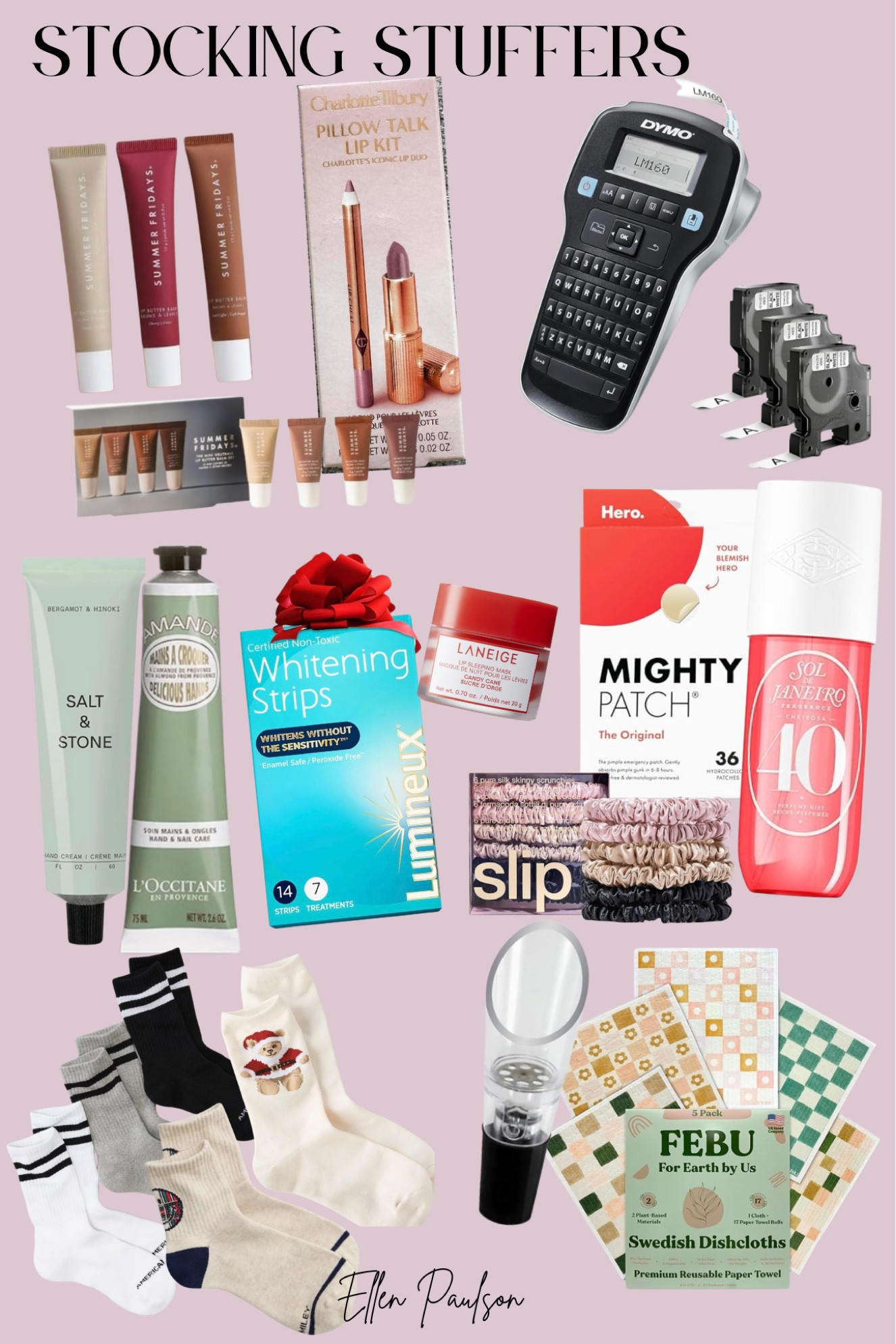 Stocking Stuffers for her! Most are on Amazon and would arrive before Christmas! 

#stockingstuffers
#giftsforher
#giftguideforher


#LTKHoliday #LTKGiftGuide #LTKSeasonal