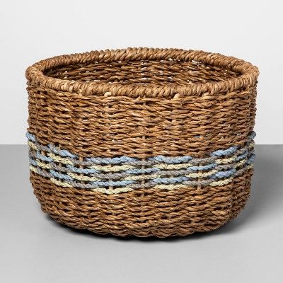 Small Basket Blue Striped 6.25"x9.25" - Opalhouse™ | Target