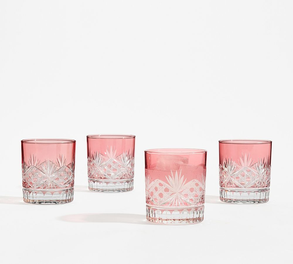 Antique Cut Double Old Fashioned Glasses | Pottery Barn (US)