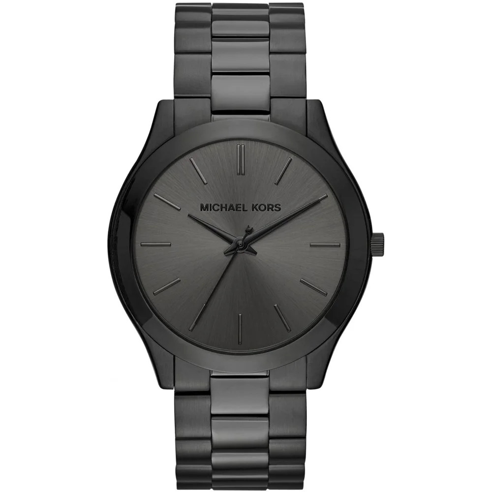 Michael Kors Men's Slim Runway Black Metal Watch MK8507 | Walmart (US)