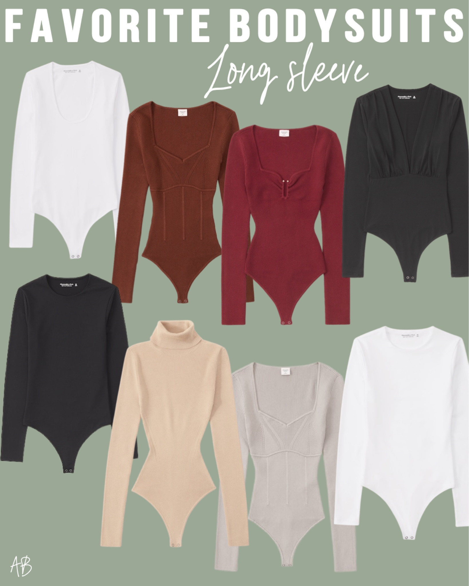 Favorite long sleeve bodysuits
Size Xs 

#LTKunder50 #LTKunder100 #LTKsalealert