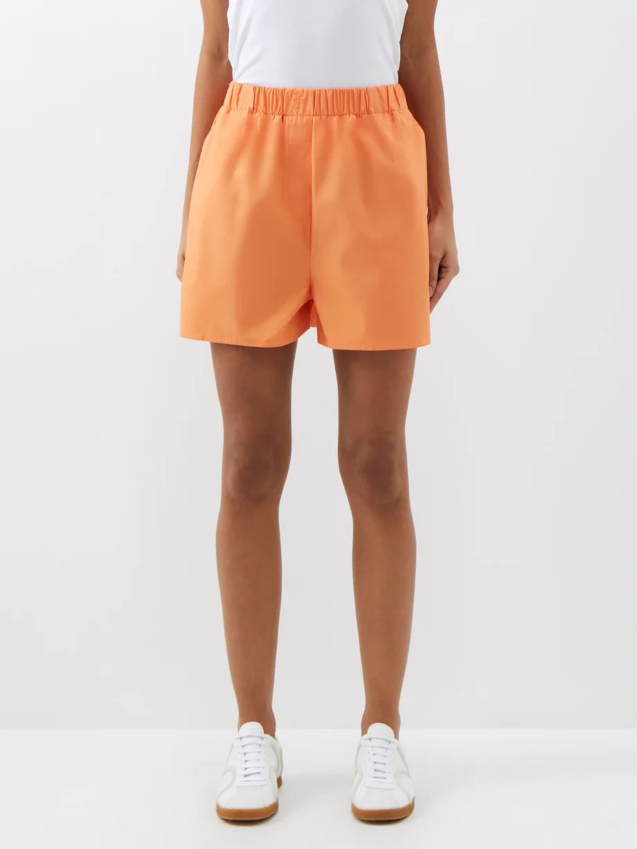Lui organic cotton-poplin shorts | Matches (US)