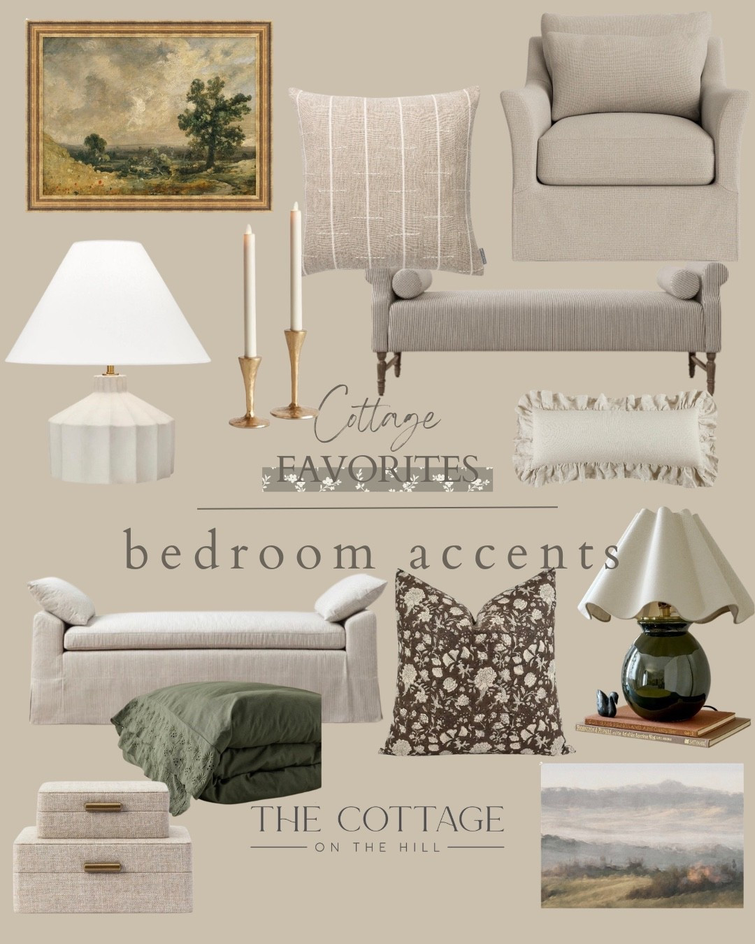 Here is a roundup of my favorite bedroom accents to layer in. Think lamps, pillows, artwork, bench, accent chair, with a pretty duvet.

#LTKHome