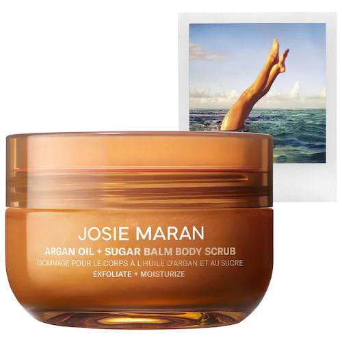 Always Nude (Unscented) - Argan Oil + Sugar Balm Refillable Exfoliating Body Scrub Jar | Sephora (US)