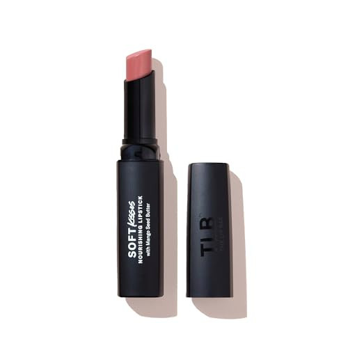 The Lip Bar Soft Kisses Nourishing Vegan Lipstick, with Moisturizing Mango Seed Butter, Satin Finish, Bare Me - Nude | Amazon (US)