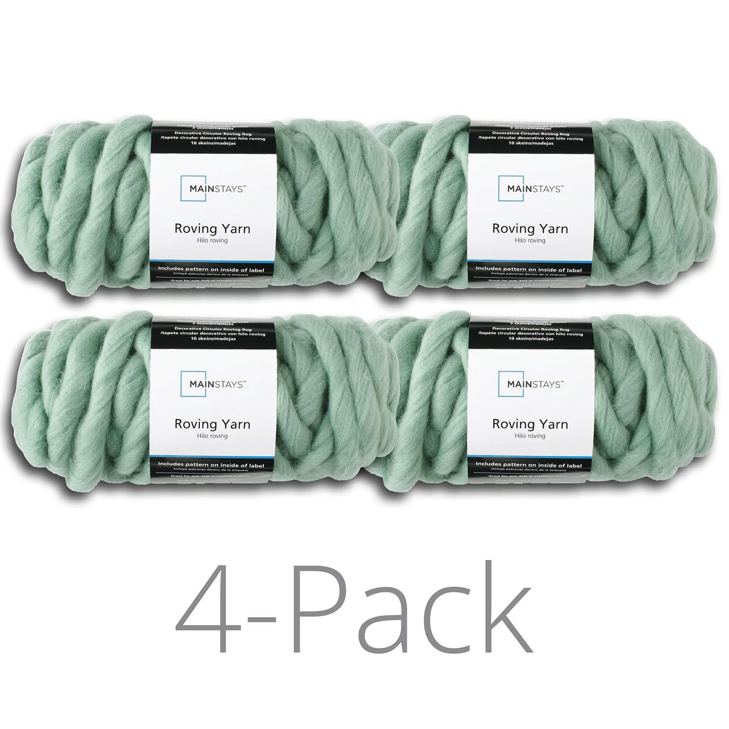 Mainstays 26 yd. Roving Yarn, 100% Acrylic, Pack Of 4 | Walmart (US)