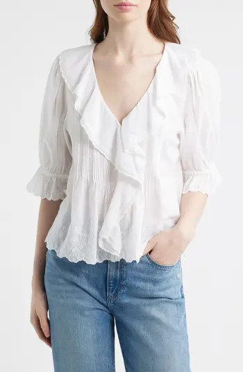 Ruffle Puff Sleeve Top | Nordstrom