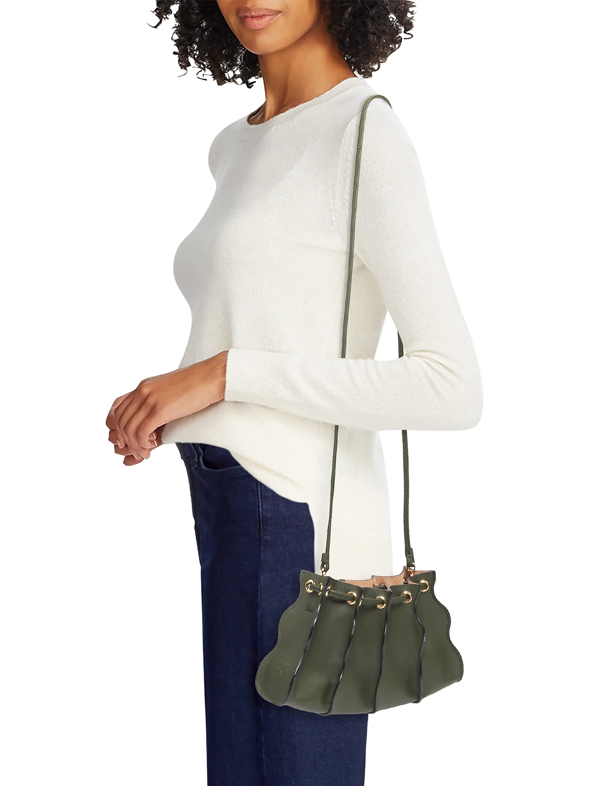 Adria Leather Mini Crossbody Bag | Saks Fifth Avenue