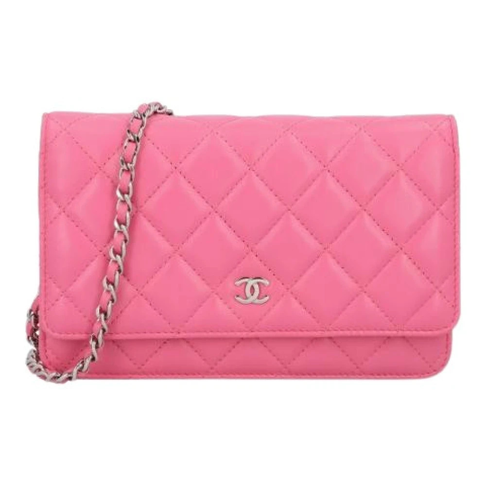 Chanel Vintage - Pre-owned Wallet ON Chain - - Pre-owned - Damen - Rosa - ONE SIZE | Miinto DE