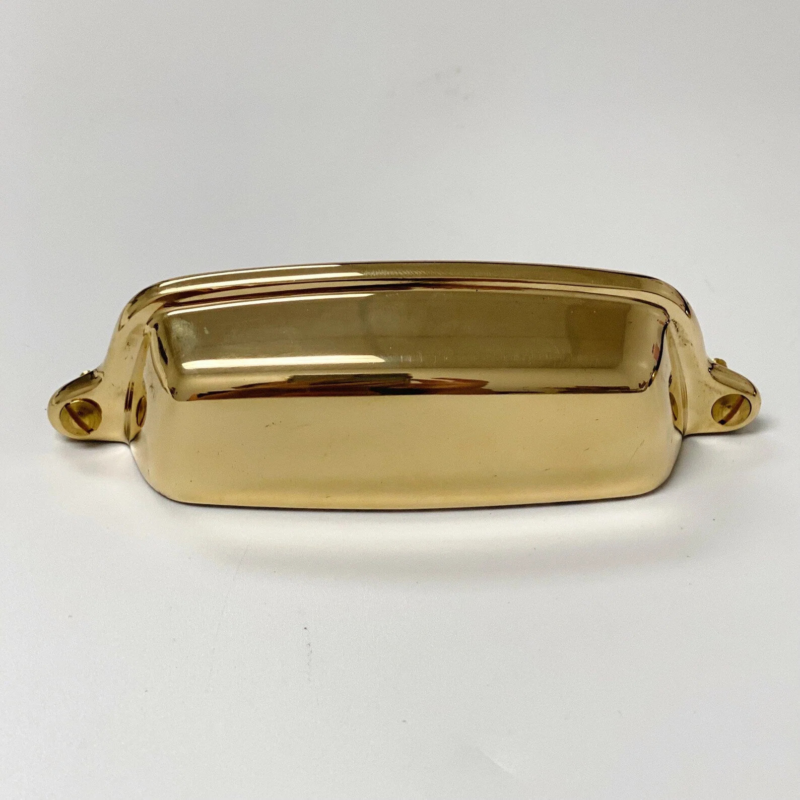 Forge Hardware Studio Eloise Unlacquered Brass Cabinet 3" Center to Center Cup Pull | Wayfair | Wayfair North America