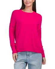 Cozy Crew Neck Sweater, Spandex/Polyester/Acrylic | TJ Maxx