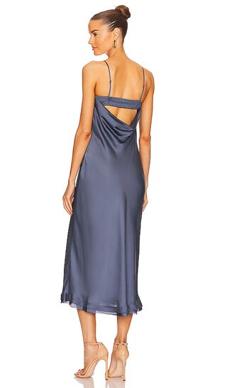 Irina Midi Slip Dress in Bluebird | Revolve Clothing (Global)