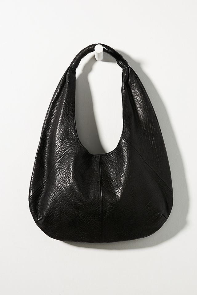 Pebbled Leather Slouchy Shoulder Bag | Anthropologie (US)