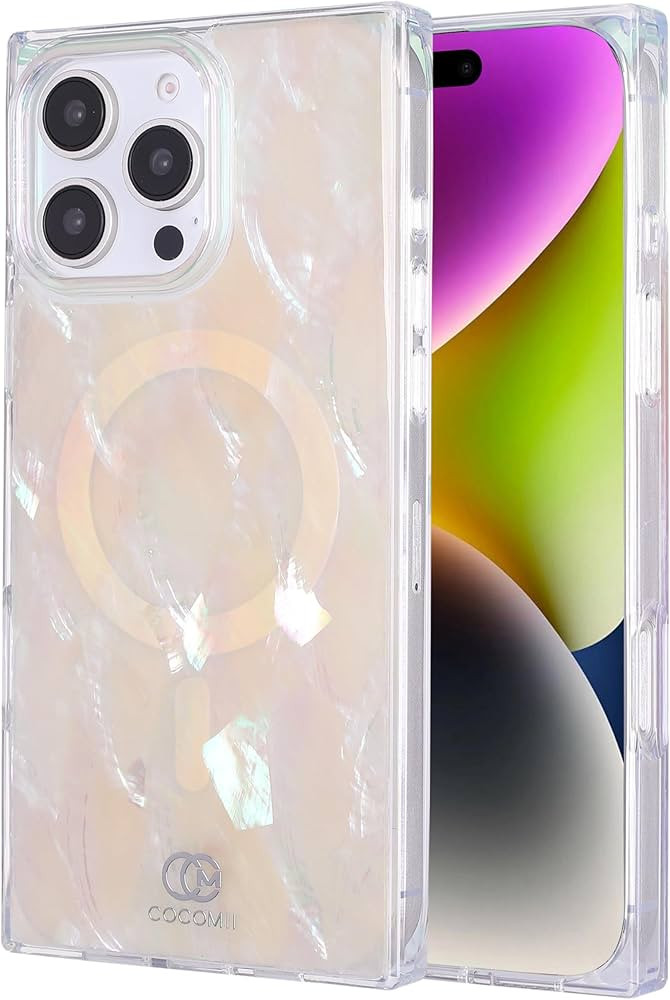 Cocomii - Rectangle Case Compatible with iPhone 16 Pro Max - Compatible with MagSafe, Real Mother... | Amazon (US)