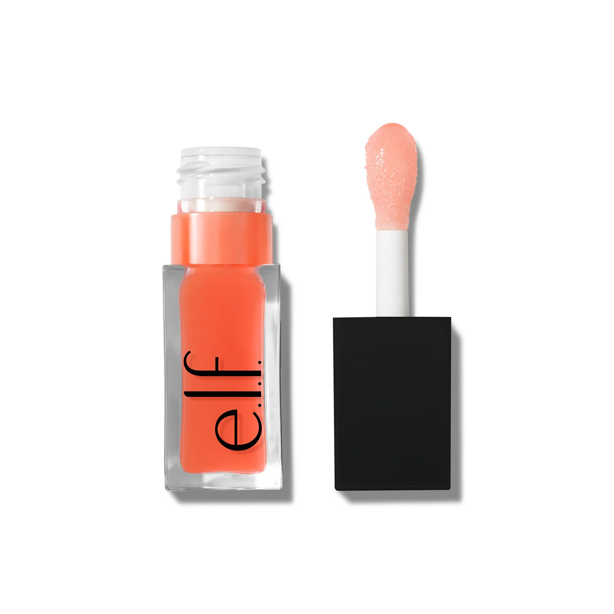e.l.f. Cosmetics Glow Reviver Lip Oil - Coral Fixation - Vegan and Cruelty-Free Makeup | e.l.f. cosmetics (US)