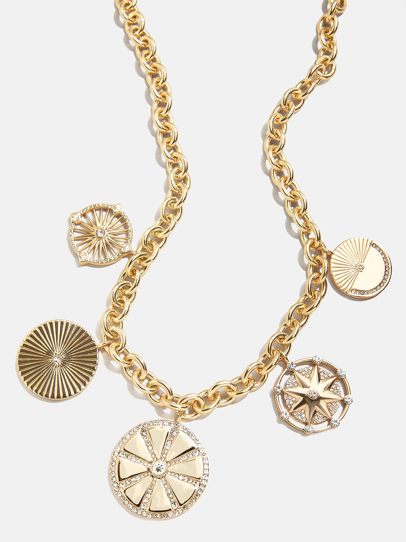 Galia Statement Charm Necklace - Round | BaubleBar