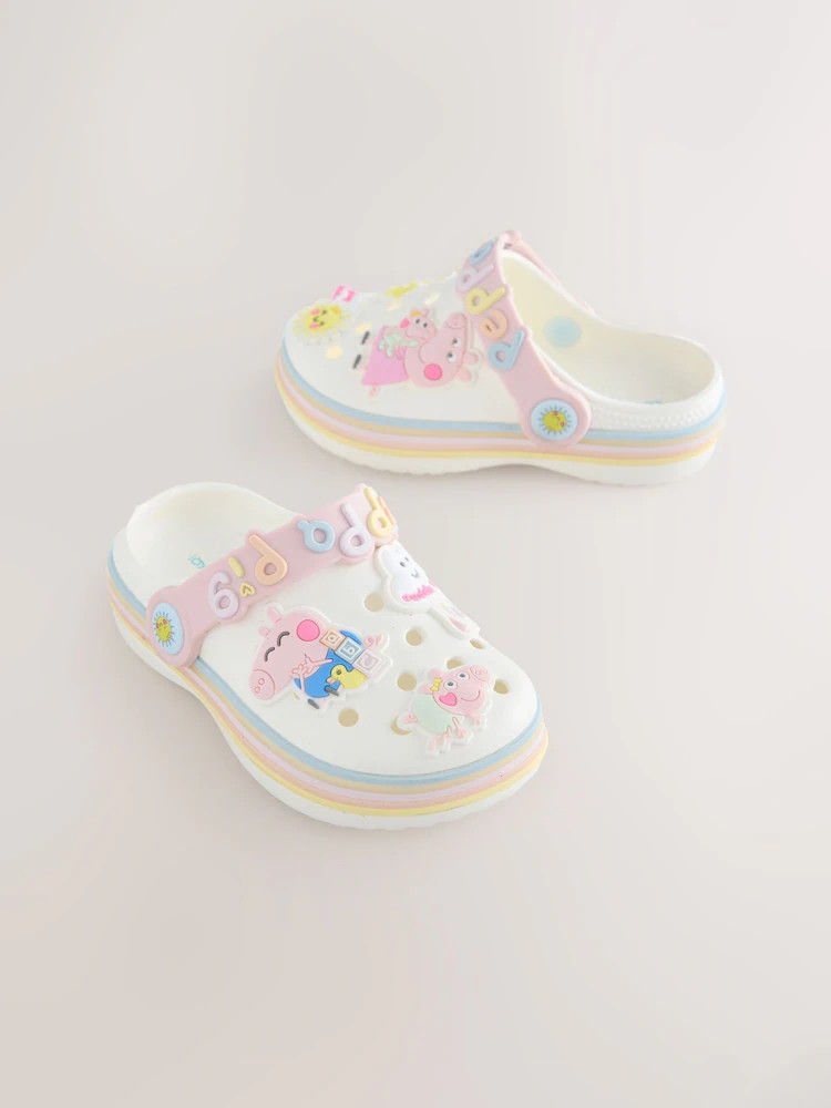 Cream Peppa Pig Character Clogs | Next US