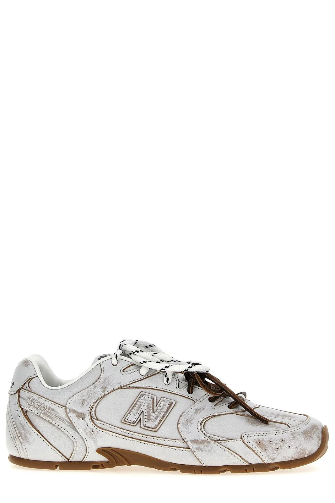 Miu Miu X New Balance 530 SL Lace-Up Sneakers | Cettire Global